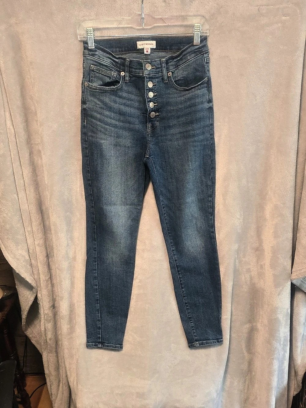 Lucky Brand High Rise Bridgette Skinny Jeans Blue Size 8/29 A